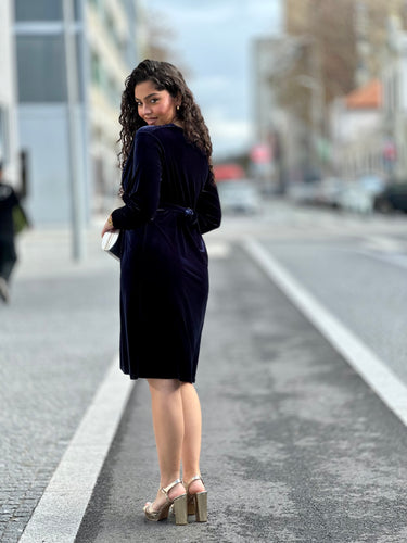 Vestido cloe azul navy