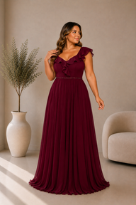 Vestido Hope XL Bordeaux