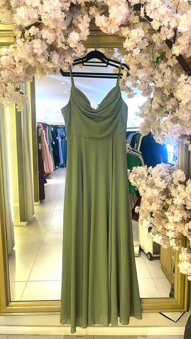 Vestido Dora XL verde-azeitona, fotografia adicional 4