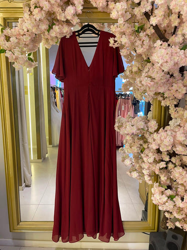 Vestido Rebeca XL bordeaux