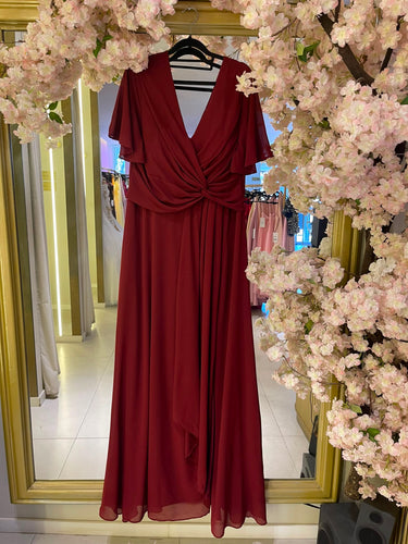 Vestido Rebeca XL bordeaux