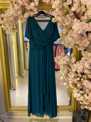 Vestido Rebeca XL azul petróleo