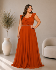Vestido Hope XL terracota
