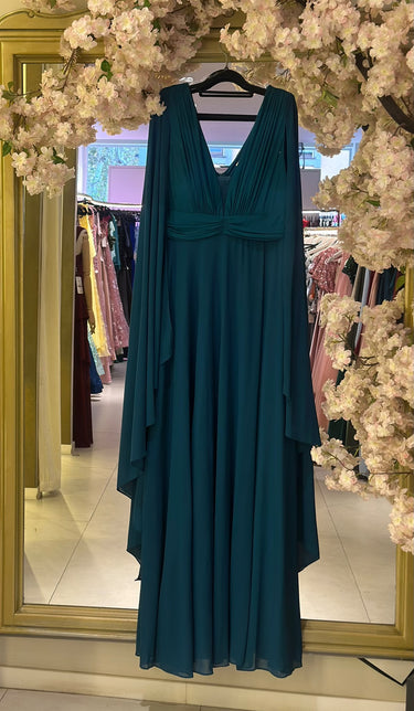 Vestido hanna XL azul petróleo