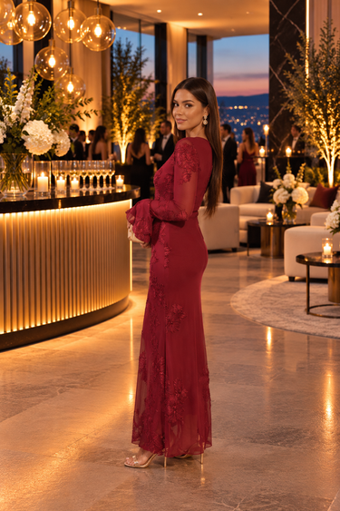 Vestido Berlim vermelho