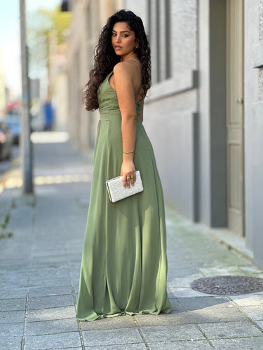 Vestido Trisha verde olive