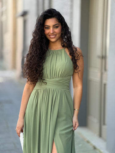 Vestido Trisha verde olive