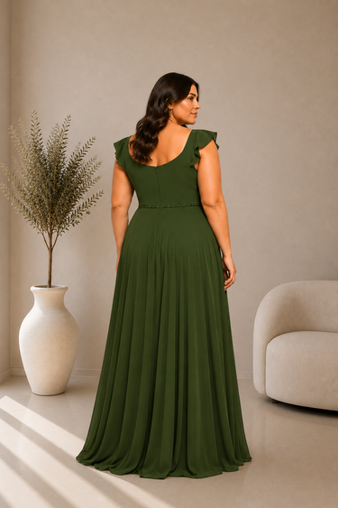Vestido Hope verde olive