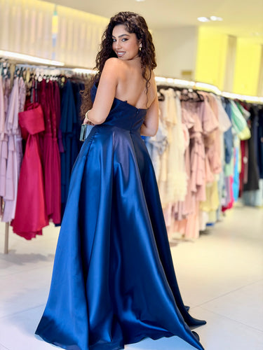 Vestido Morgan azul