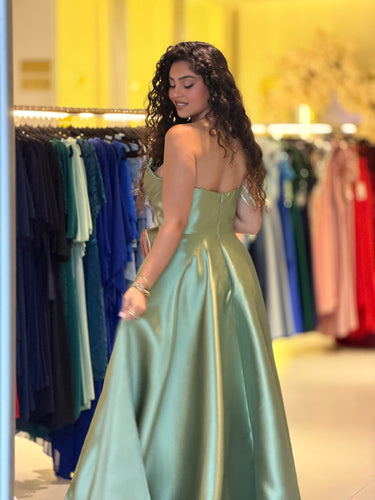 Vestido Morgan verde olive