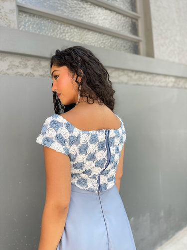 Roupa feminina Top Kelly azul | Swagstore