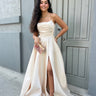 Vestido Morgan bege-dourado, fotografia principal