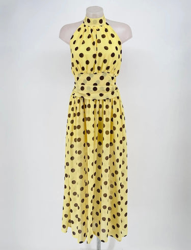 Vestido bolas amarelo