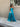 Vestido Cassandra azul-petróleo, fotografia adicional 6