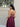 Vestido Isis bordeaux, fotografia 9 do modelo