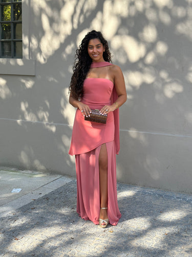 Vestido Madison rosa coral