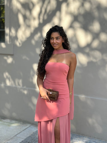 Vestido Madison rosa coral