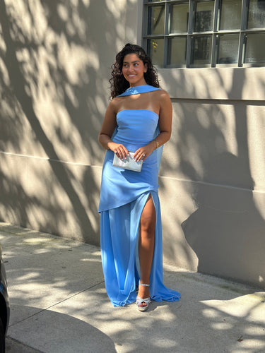 Vestido Madison azul claro