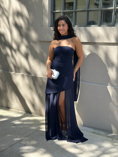Vestido Madison azul navy