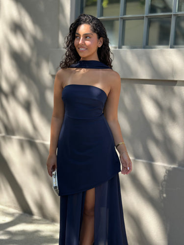 Vestido Madison azul navy