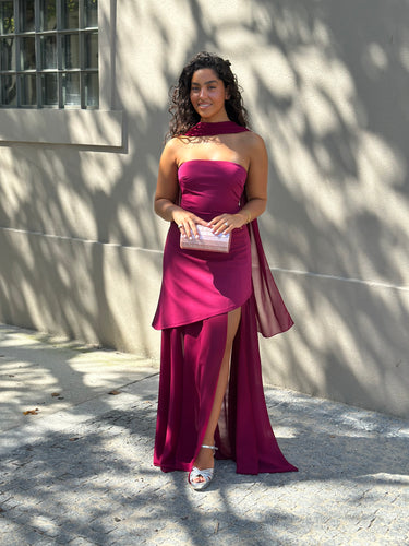 Vestido Madison rosa malva