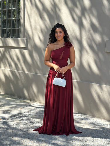 Vestido Lara bordeaux, fotografia adicional 4