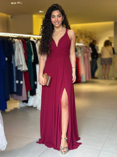 Vestido Sunny bordeaux