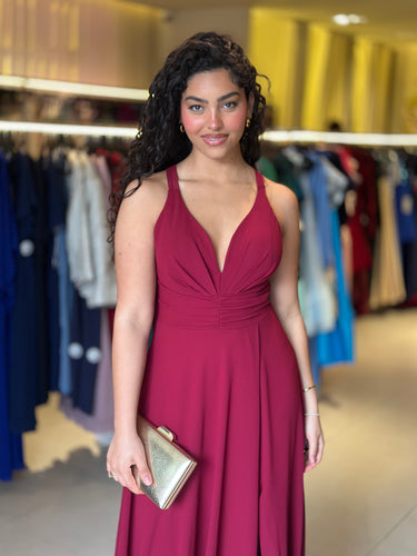 Vestido Sunny bordeaux