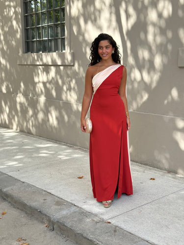 Vestido Marah terracota