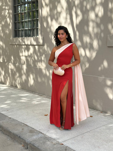 Vestido Marah terracota