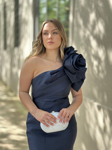 Vestido Hailey azul navy
