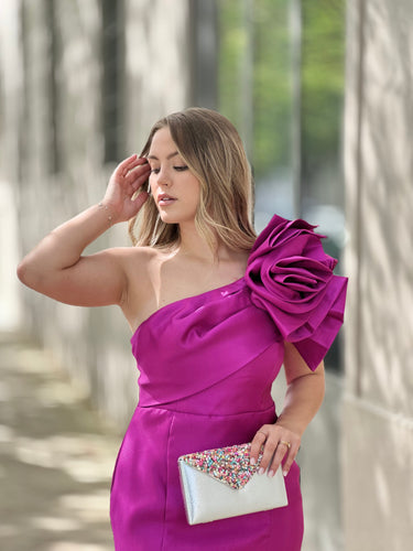 Vestido Hailey rosa malva