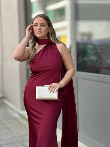 Vestido Ashley bordeaux