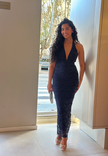 Vestido marta azul navy