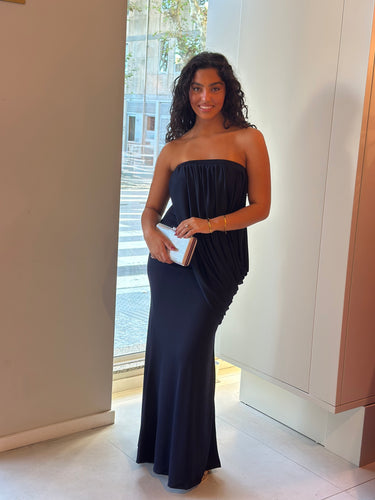 Vestido Ginny azul navy