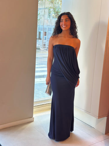 Vestido Ginny azul navy