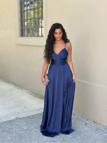 Vestido Valerie azul navy
