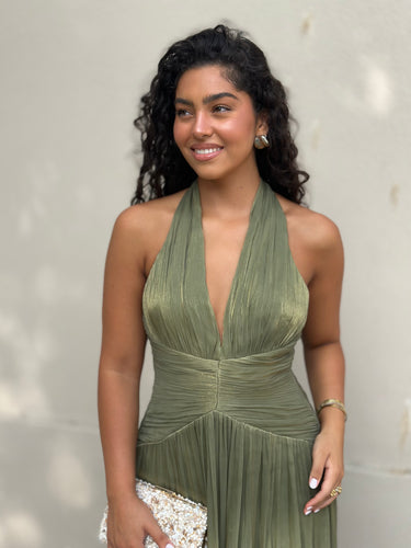 Vestido Liz verde olive