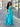 Vestido Nancy azul turquesa