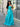 Vestido Nancy azul turquesa