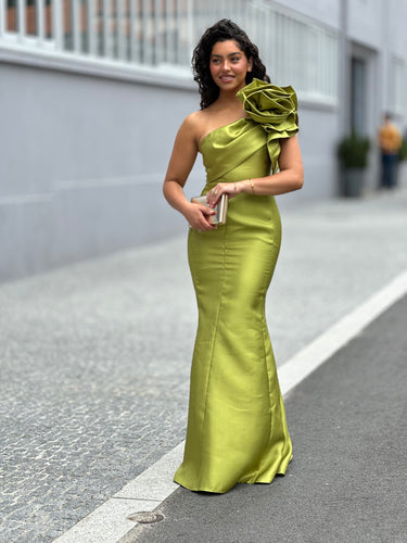 Vestido Hailey verde lima