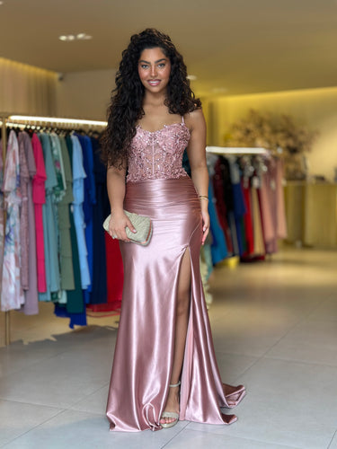 Vestido Ivy rosa