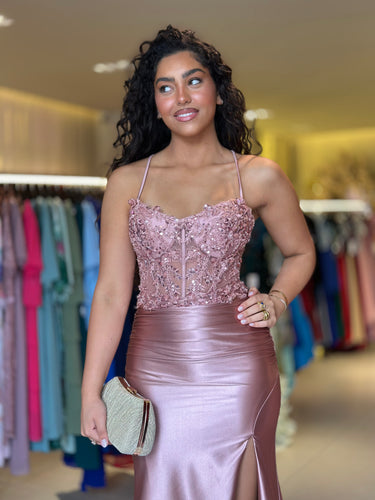 Vestido Ivy rosa