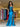Vestido Ivy azul petróleo