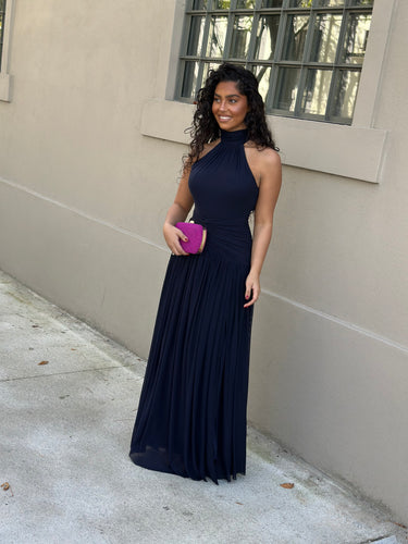 Vestido Noa azul navy