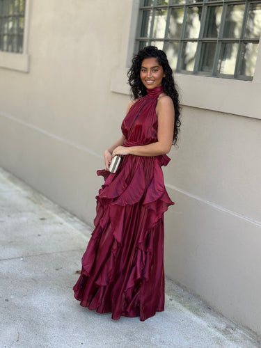 Vestido Alicia Bordeaux