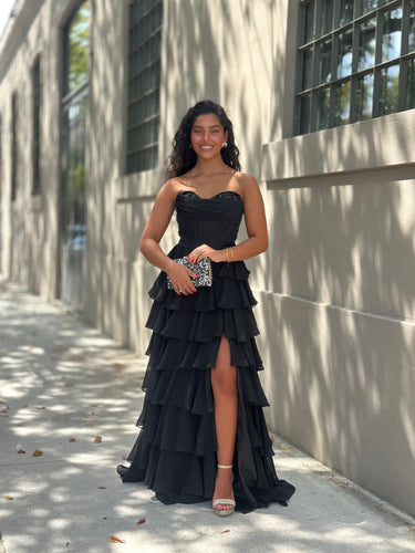 Vestido Madalena preto