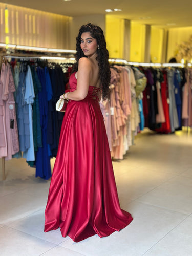Suzy vermelho escuro