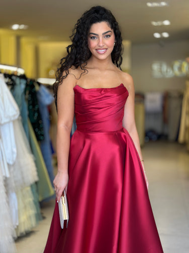 vestido Morgan bordeaux