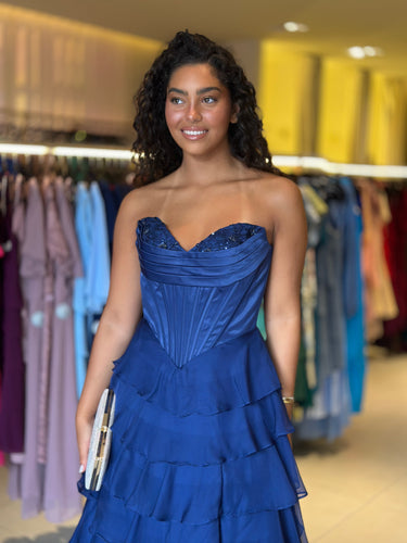 Vestido Dayana azul